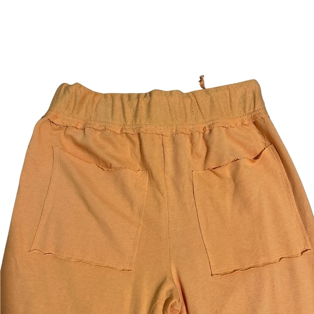 FREE PEOPLE BEACH Cropped Wide Leg Orange Pants - Size XL NWOT - Picture 4 of 5